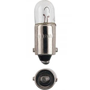 Narva Instrument/Lic Plate Incandescent Globe 12V 4W Ba9S T8.5mm Pack 2