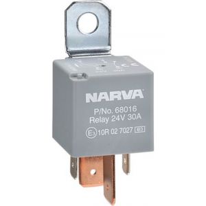 Narva 24V 30A Normally Open 4 Pin Relay With Resistor