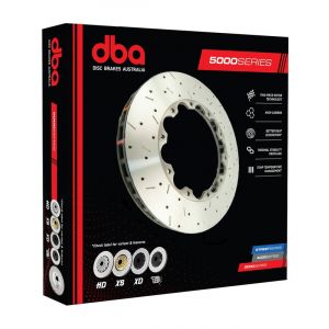 DBA Rotor Ring XS Cross-Drilled & Slotted 5000 Series