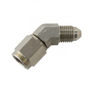 Aeroflow 45 Degree -3AN Female - Male Stainless Steel